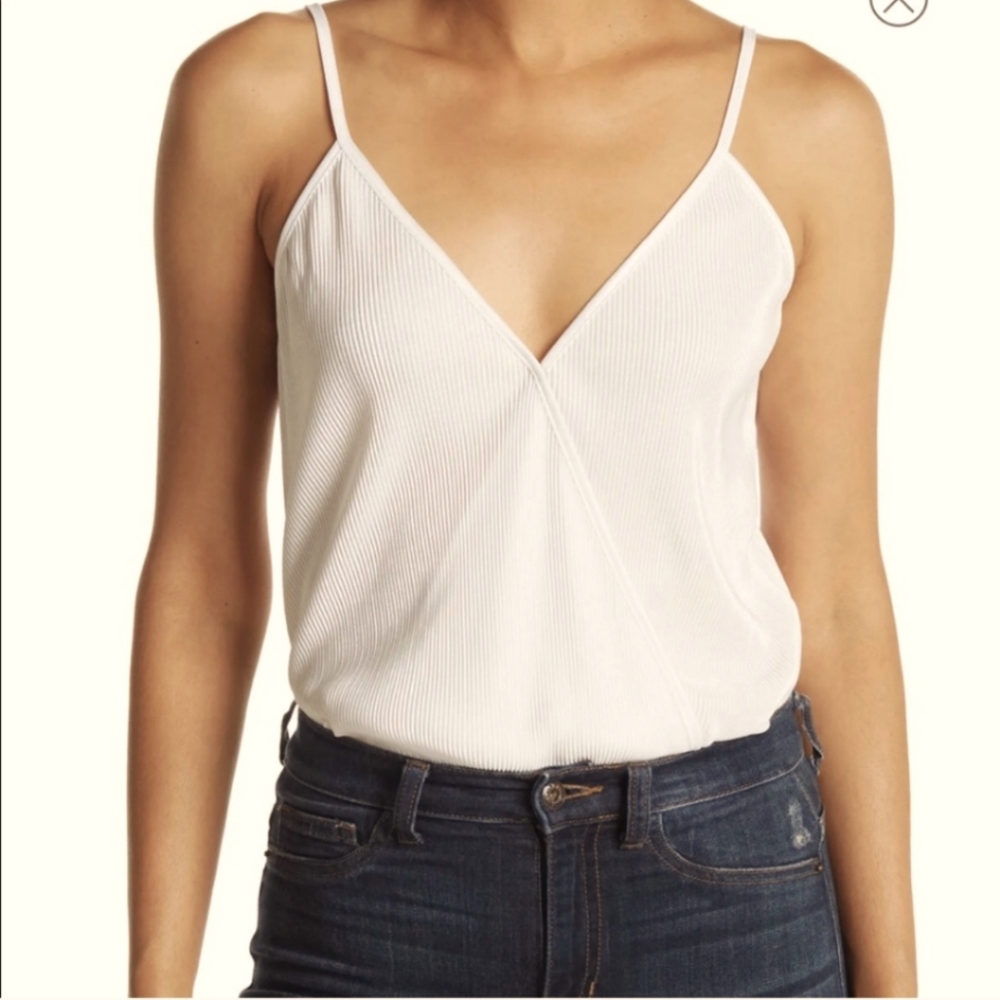 WAYF Surplice Ribbed Cami Bodysuit - Picture 8 of 12